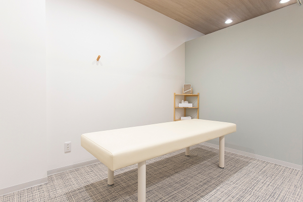 施術台の様子
